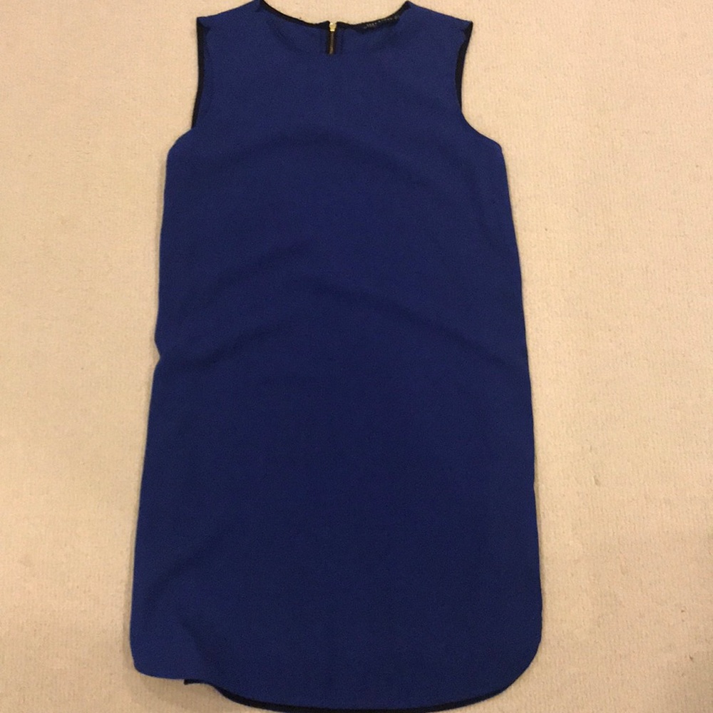 Zara cobalt blue shift dress